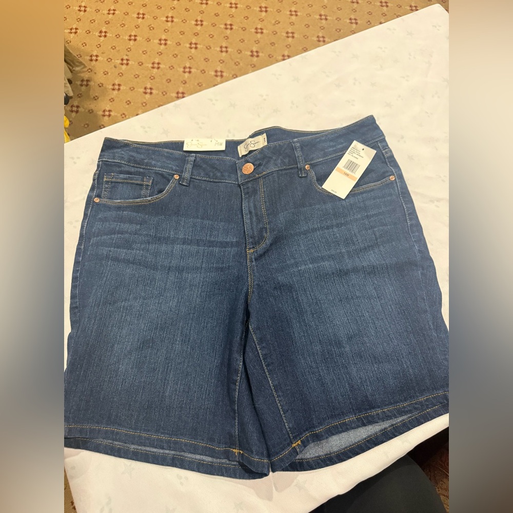 Jessica Simpson Blue Jean Shorts